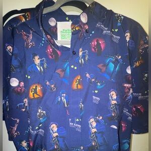 RSVLTS Duke Silver Midnight Blue Jazz Shirt